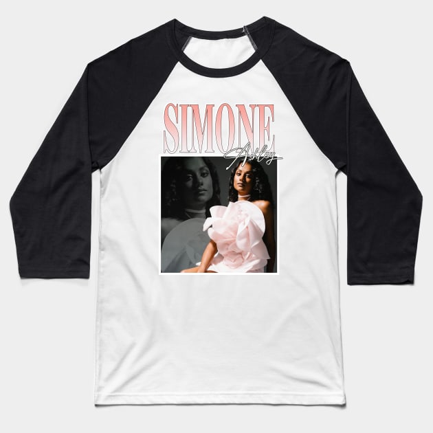 Simone Ashley Baseball T-Shirt by TeesBySilvia